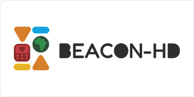BEACON-HD project logo — telemedicine platform for hypertension and diabetes care in Sub-Saharan Africa